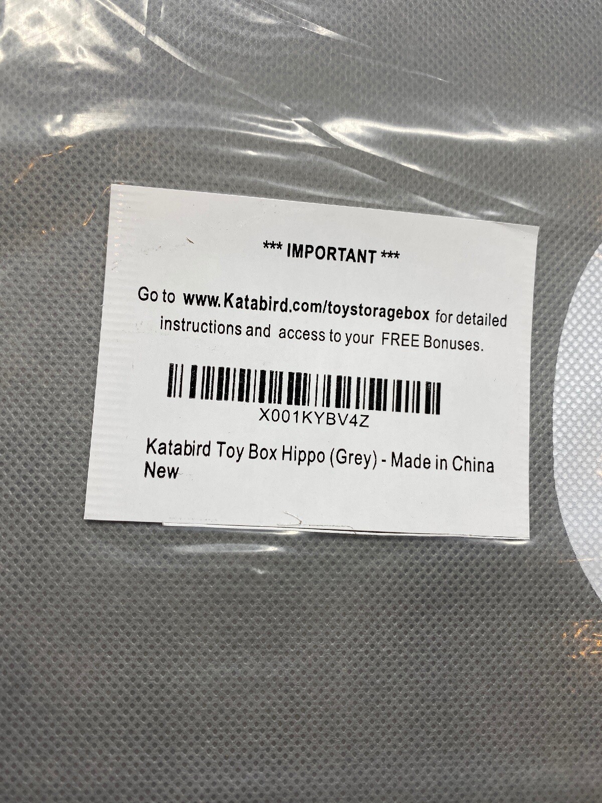 katabird storage bin