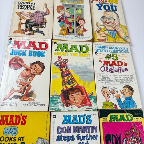 Lot of 9 MAD Paperbacks by Warner Books Vintage Book - Picture 4 of 8