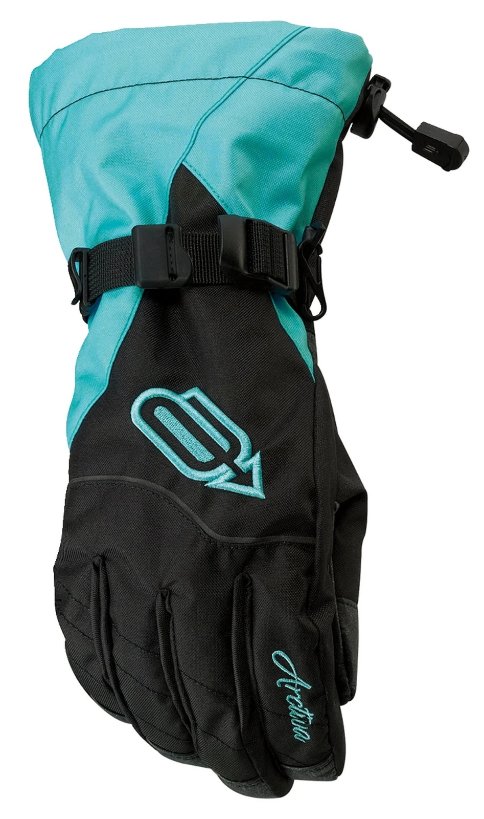 Arctiva Pivot Logo Womens Snow Gloves Blue/Black
