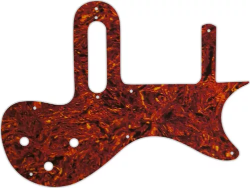 WD Custom Pickguard For Gibson 1 Pickup Melody Maker #05P Tortoise Shell/Parc...