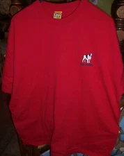 BIG DOGS Red "Unleash the Big Dog" s/s 100% Cotton T-Shirt - SIZE 2X