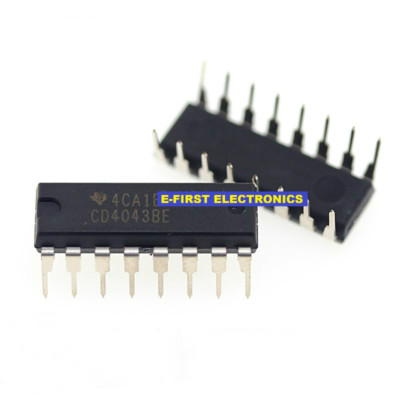 100pcs CD4043BE CD4043 DIP-16 CMOS Quad and Non-R/S Latches DIP | eBay