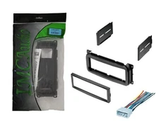 Dash Kit + Harness Radio Mount Stereo Install Trim Single Din Aftermarket 