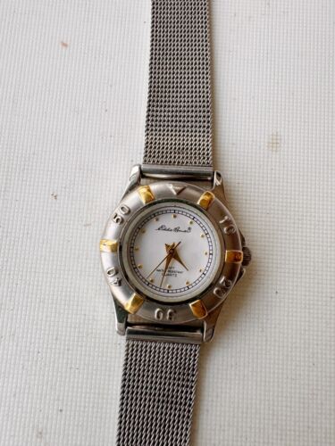 vintage eddie bauer women's sports quartz watch 26mm case, running