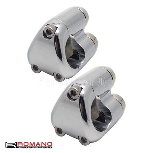 2PCS Momentary Triple Button Switches For Harley Cafe Racer 7/8" 22mm Handlebar - Picture 6 of 10