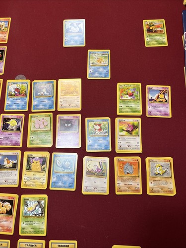56 Cards Complete Common & Uncommon Pokemon Base Set 2 LP-NM WotC Vintage - Picture 4 of 11