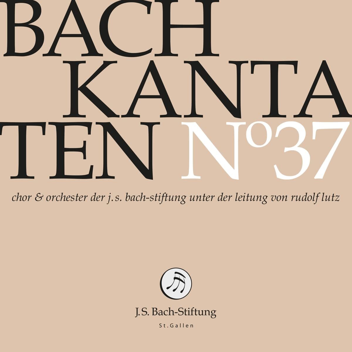 J.S.Bach-Stiftung/Lutz Kantaten No°37 (CD)