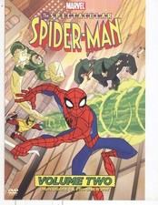 No Disc ORIGINAL COVER ART Marvel Spectacular Spider-Man Vol 2 2009 DVD Cover 