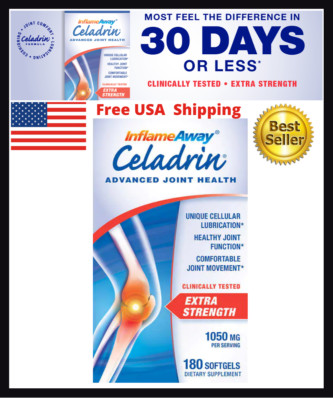 Celadrin Advanced Joint Health 1050 mg., 180 Softgels NEW | FREE SHIPPING