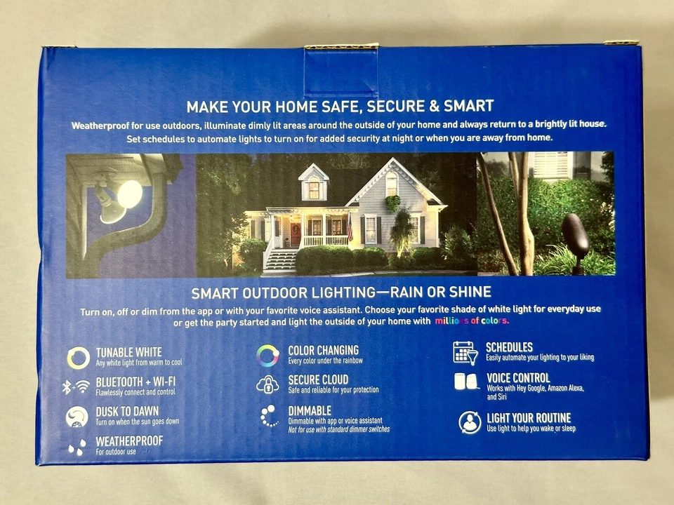 Smart LED Color Changing Outdoor Flood Light - Image 3 of 4