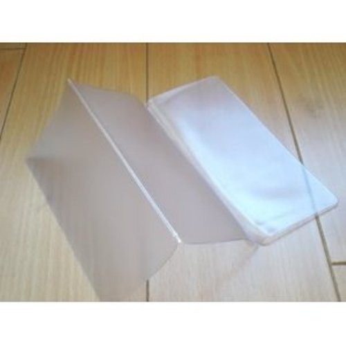 Clear Plastic Checkbook Divider Insert Sleeves  - Picture 1 of 5