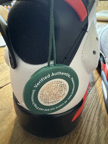 Size 14 - Air Jordan 6 Retro Golf Low White Infrared - Picture 10 of 14
