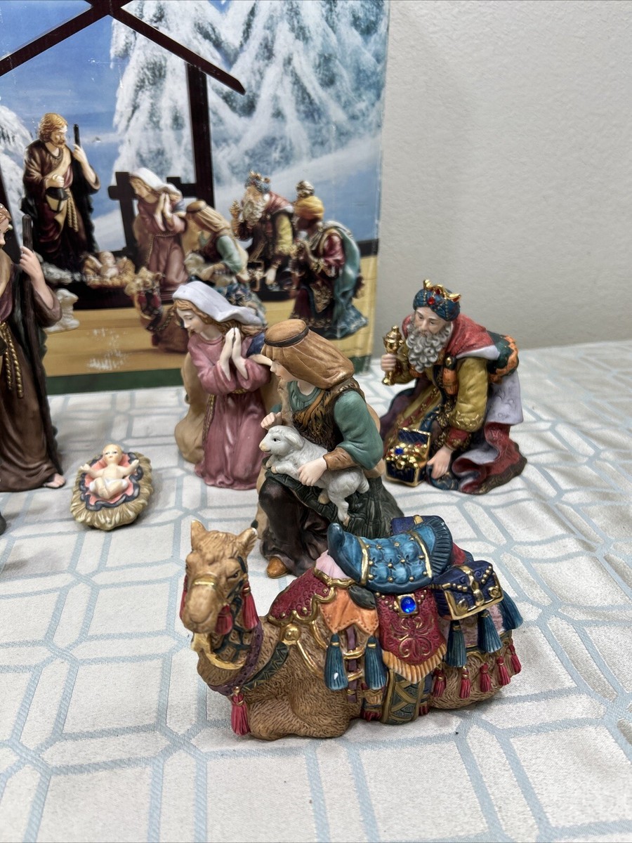 彫刻・オブジェ Kirkland Signature 14 Piece Nativity Set Kirkland Signature Nativity Set, 14-piece - Retail $115