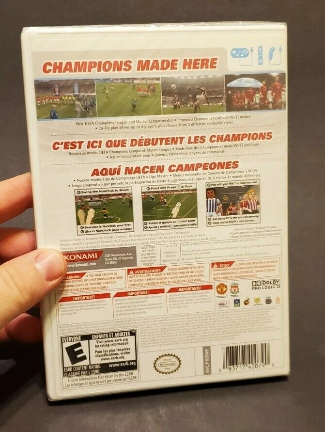 Pro Evolution Soccer PES 2009 (Nintendo Wii, 2009) New Factory Sealed - Image 2 of 3