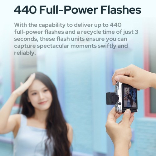 Godox iM22 Mini Flash 440 Full-Power Speedlite for Fuji Canon Sony Nikon Camera - Picture 7 of 12