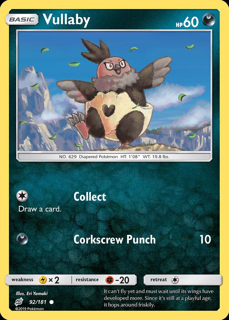 Pokemon Vullaby (92/206) Team Up LP