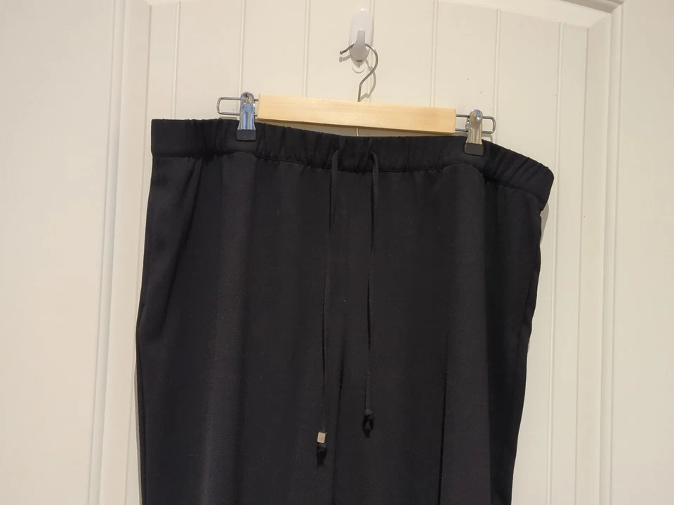Pantalones de salón vintage de la colección Jaclyn Smith para dama talla XL negros Foto 4 de 4
