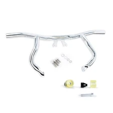 Front Engine Guard Crash Flat-out Bar For Harley Touring Road Street Gilde 14-25