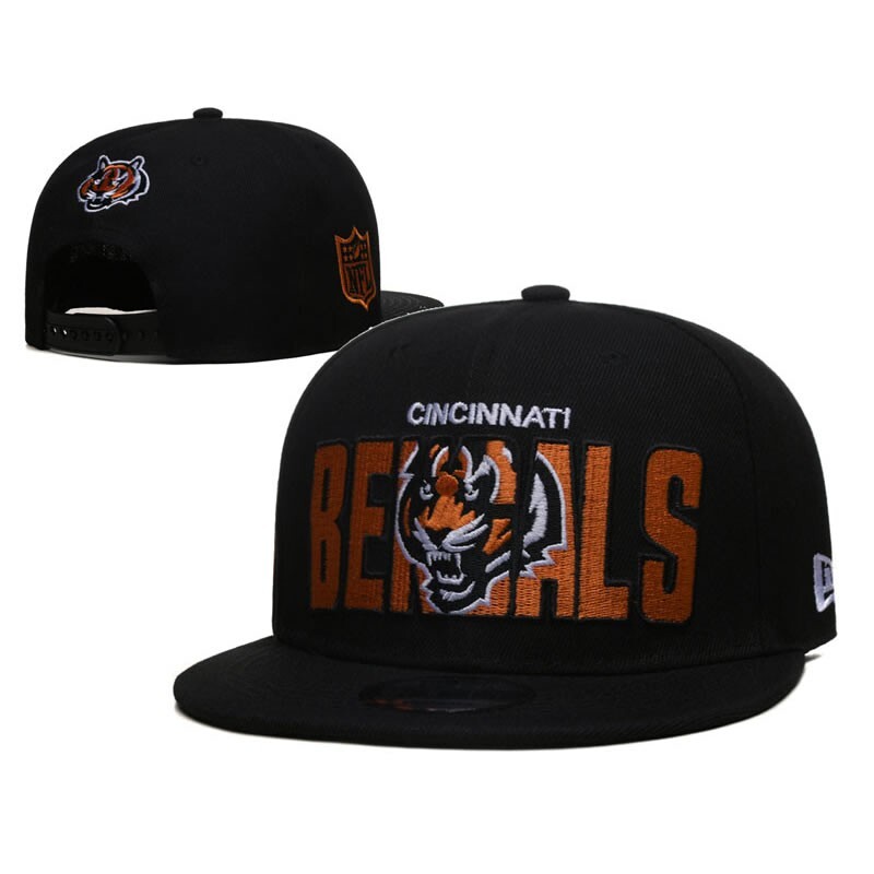 Cincinnati Bengals New Flat Edge Adjustable Hat Shipped For Free