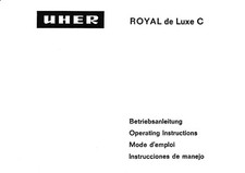 Bedienungsanleitung-Operating Instructions f�...
