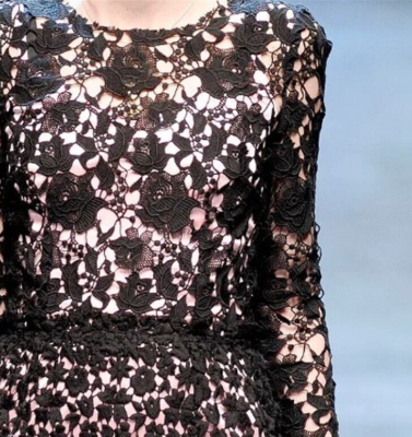 DOLCE & GABBANA Net a Porter GUIPURE MACRAME LACE Dress 40 IT / 8 - 10 UK |  eBay