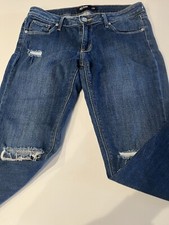 Just Black Distressed Skinny Ankle Jeans Size 27P