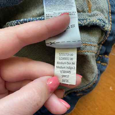 Jean Jacket S Gap Medium Wash Blue Indigo Denim Coat Great Lines