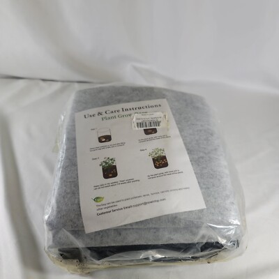 4 Pack Plant Growing Bags Thickened Nonwoven Fabric Pot Nursery Soil Garden Bags
