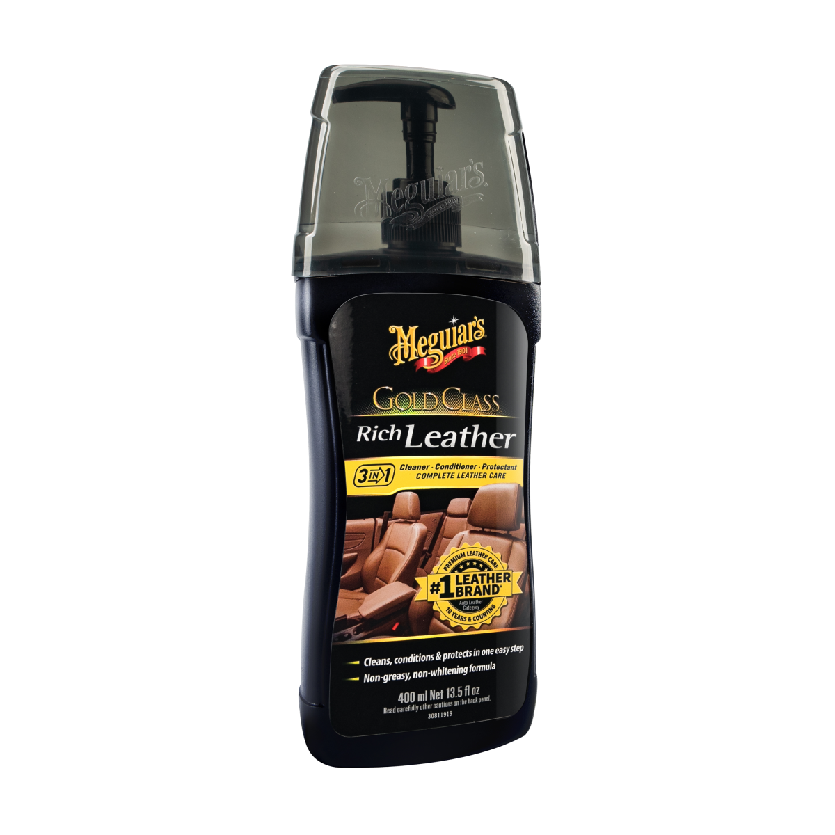 Trattamento Interno in pelleGold Class Rich Leather Gel con spruzzatore Meguiars