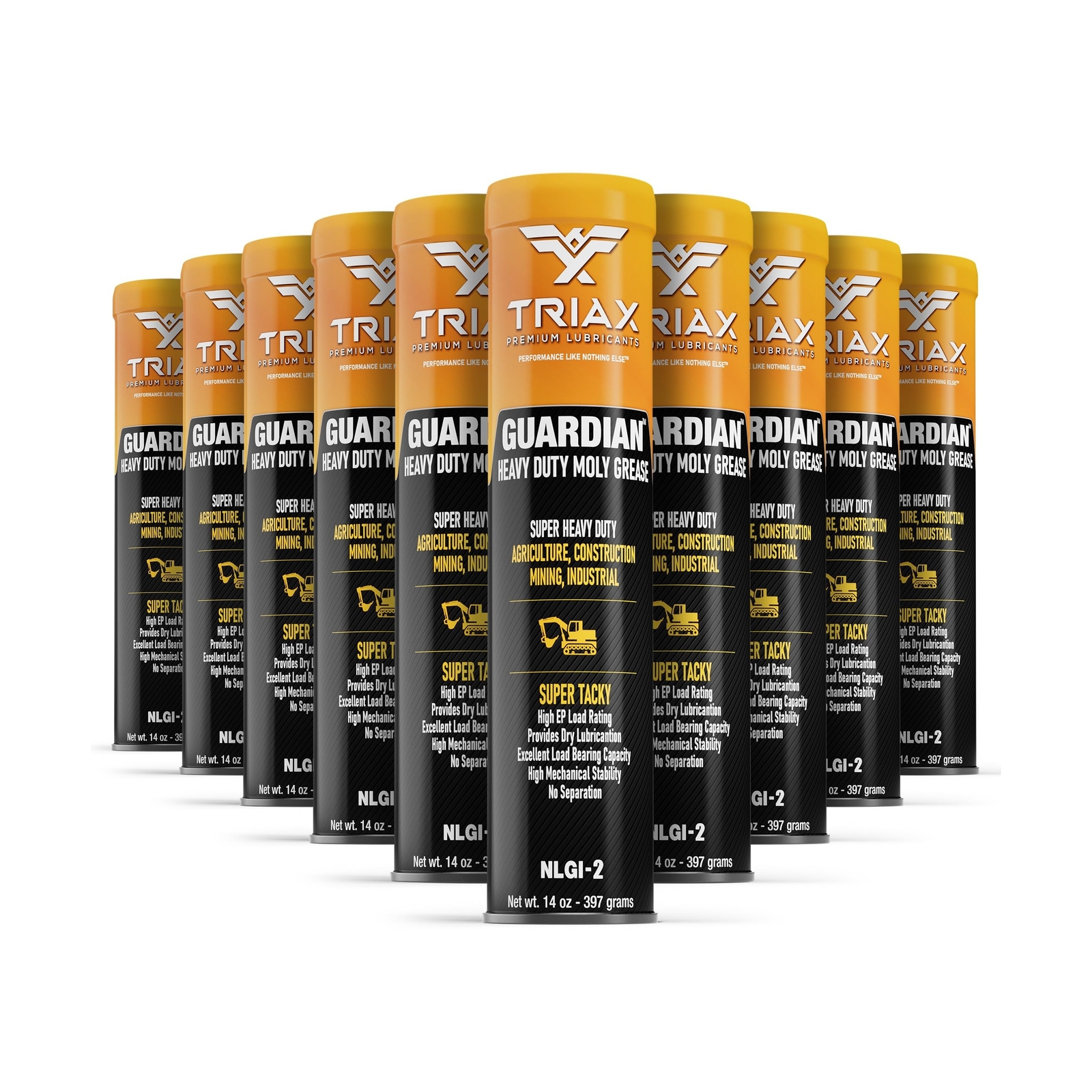 TRIAX Guardian Heavy Duty Grease with Moly, True Multi Purpose, Wheel Bearing...