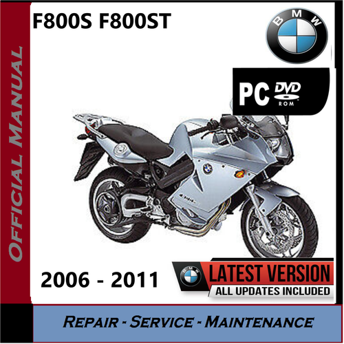 BMW F800S F800ST Workshop Service Manual 2006 2007 2008 2009 2010 2011 ...