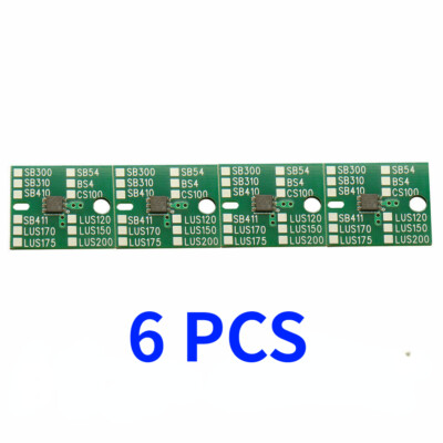 6 Colors (C,M,Y,K,W,W) One-time Chip for Mimaki LH100 UJF JFX Cartridge 1000ml