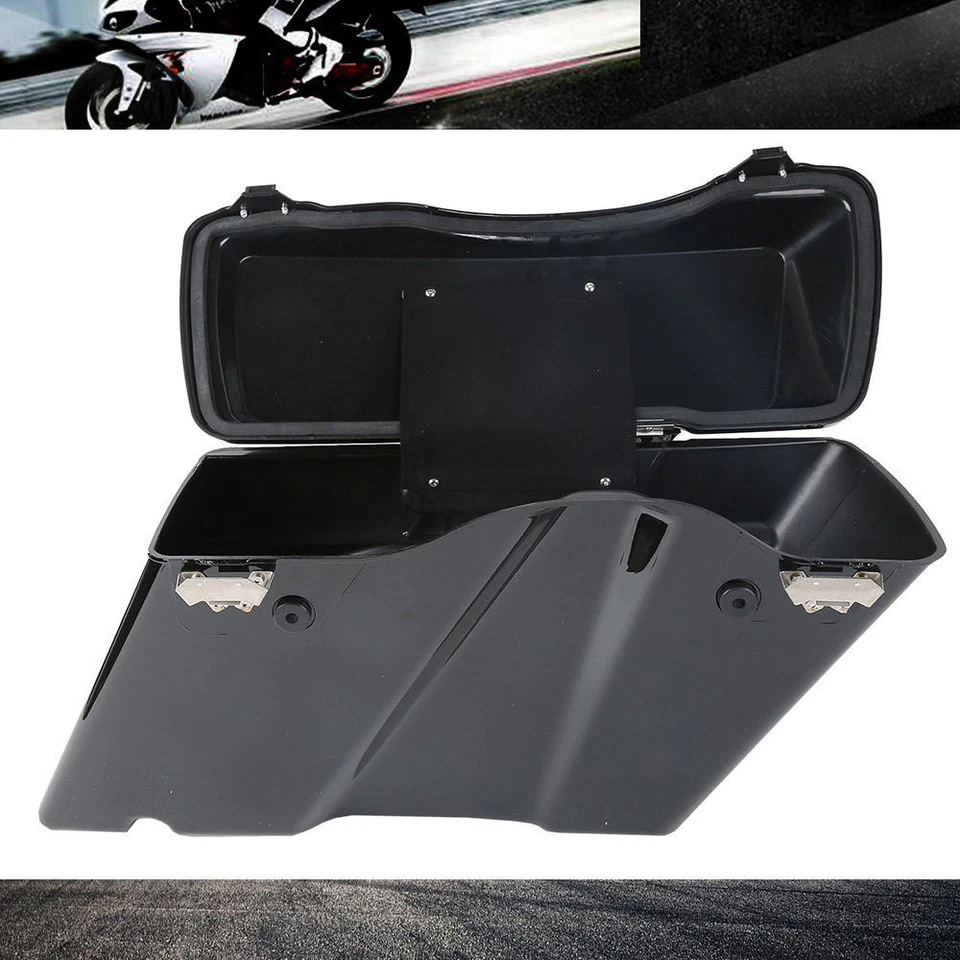 Alforjas rígidas para Harley Touring Road King Street Glide 1994-2013 Foto 4 de 4