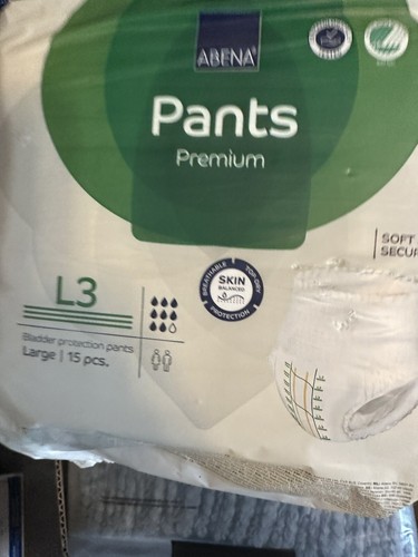 NEW, Abena L4 Incontinence Brief size LARGE, 15 Ct, #H531624-243 - 第 1/1 張圖片