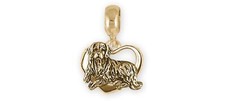 Golden Retriever Jewelry 14k Gold Handmade Golden Retriever Charm Slide This Cha