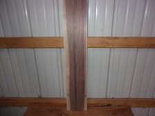 1 PC WALNUT LUMBER WOOD KILN DRIED BOARD 36"X 7"X 1" LOT 1062R FLAT CLEAR