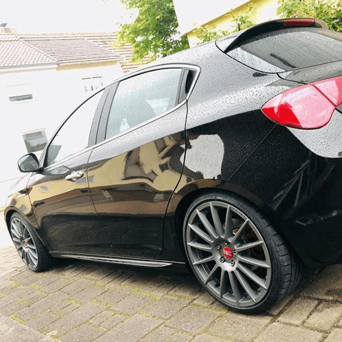 18 Zoll T7 Alufelgen 8x18 4x100 ET35 in grau für BMW Mini - Bild 6 von 8