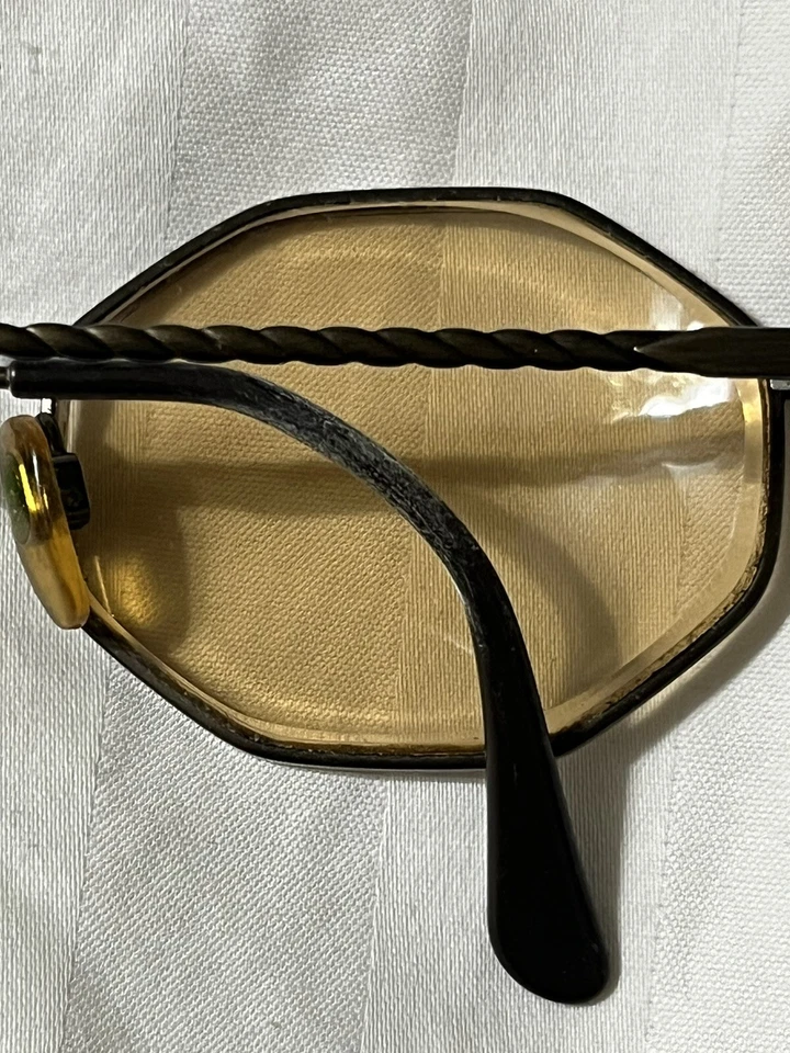 复古 Emporio Armani 033 906 拉丝古董青铜 49 - 20 - 135 仅框架 — 第 3/4 张图片