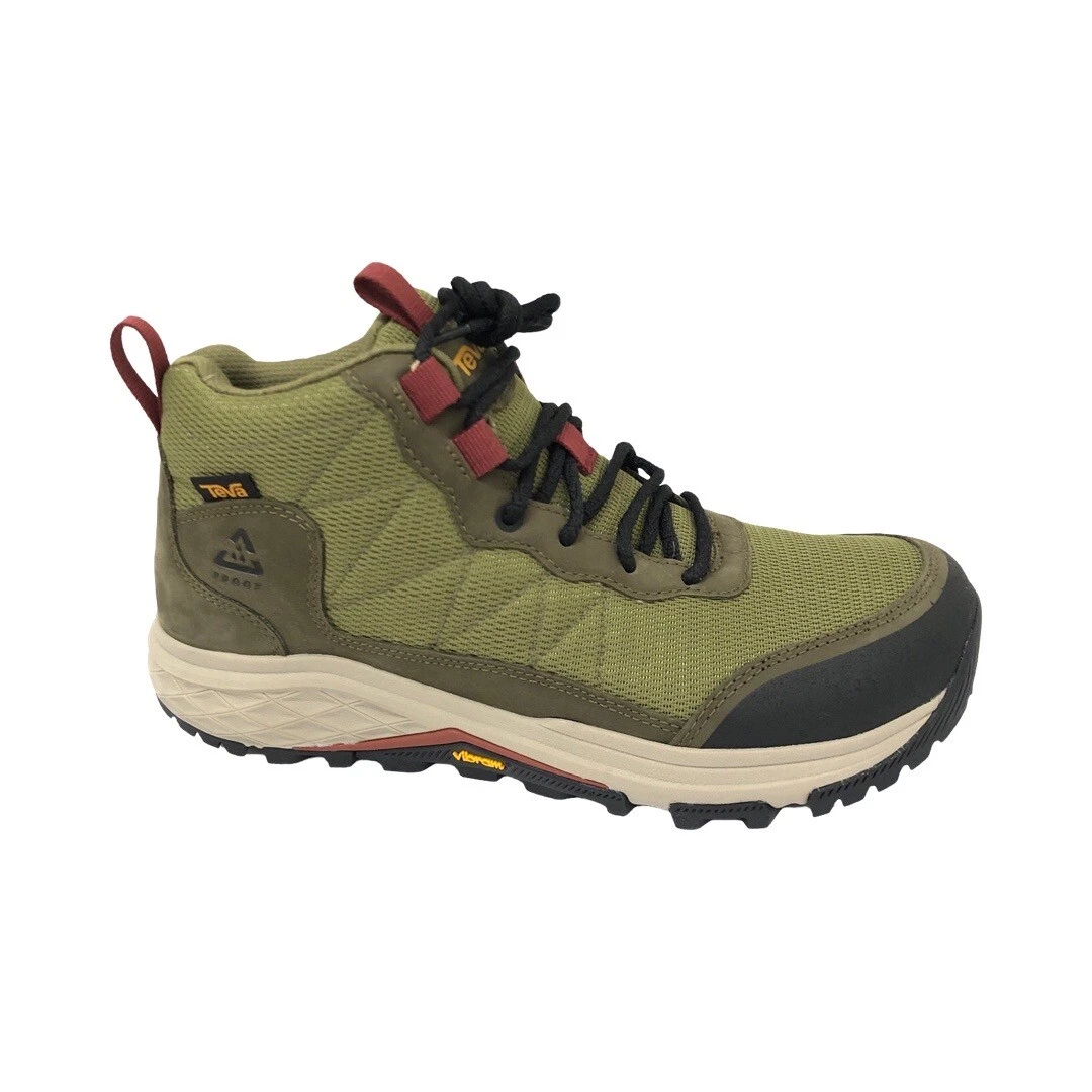 Teva Men's Ridgeview Mid Dark Olive Green Hiking Boots 1116626