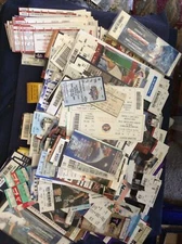 Random Lot of 50 Sports Tickets & Stubs  MLB, NHL, NBA, NFL, college & vtg