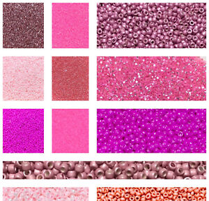 15/0 Japanese Shades of Metallic Round Glass-Seed Beads-28 Grams-CHOOSE COLOR! 