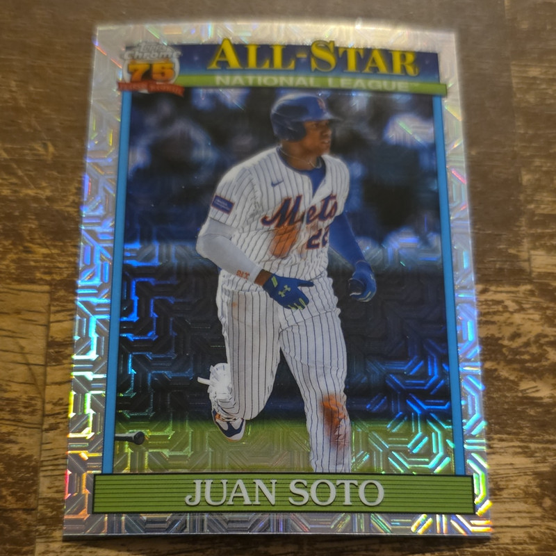 Topps 2025 Chrome All-Star Insert Juan Soto New York Mets #91ASC-9