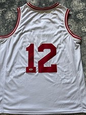 INDIANA HOOSIERS-STEVE ALFORD SIGNED AUTOGRAPH JERSEY 1987 CHAMPION MVP BIG 10!