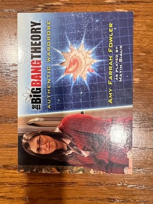Cryptozoic Big Bang Theory Amy Farrah Fowler Wardrobe Relic Card M7 Season 5