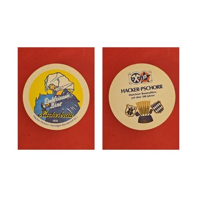 Hacker-Pschorr Nostalgie-Bierdeckel Nr. 2 Brauerei Bierdeckel Bier