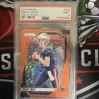 2024 Panini Prizm - Rookies Drake Maye #329 Disco Prizm (RC) PSA 9