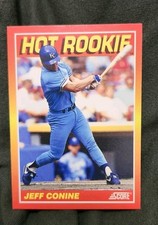1991 Score Baseball Jeff Conine Hot Rookies Card #5