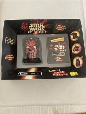 Star Wars Episode I Darth Maul Rubik's Cube Puzzle 1999 Brand New Factory Sealed