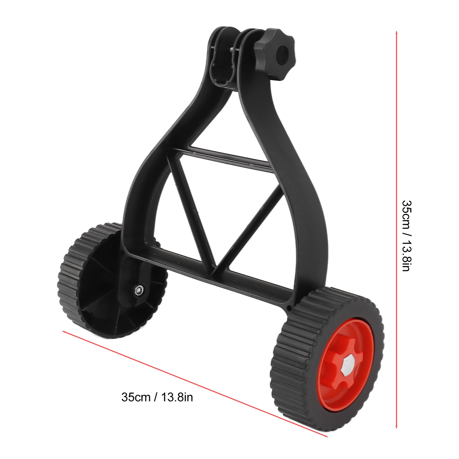 Cordless Grass Trimmer Adjustable Support Wheels Efficient Mowing For Neat Lawn