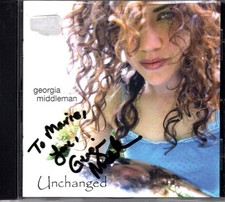 CD - Georgia Middleman - Unchanged - Radney Foster - Autographed - Country Music